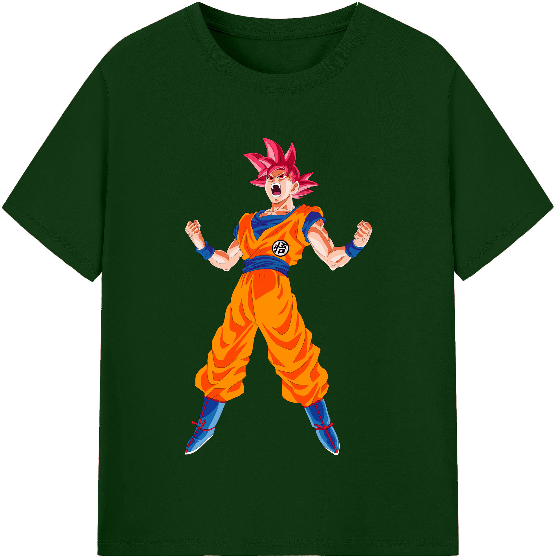（画像用） ドラゴンボール 孫悟空（そん ごくう）Son Goku カカロット DRAGON BALL Kakarotto 綿100％半袖Tシャツ（フロントプリント）